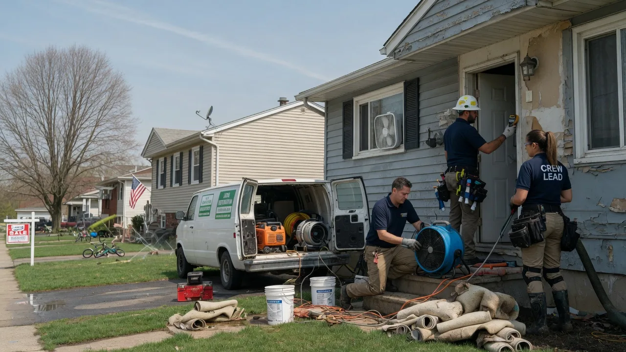 Flood Cleanup in Branchdale, PA near me